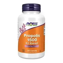 Propolis 1500 5:1 Extract (Natural Bee Product) 100 Capsules_now