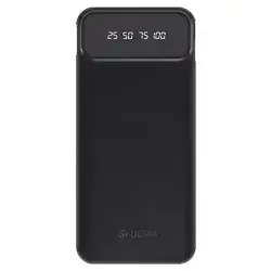 DEVIA EP189 Kintone Series Power Bank with 4 Cables 10000mAh Portable Charger - Black