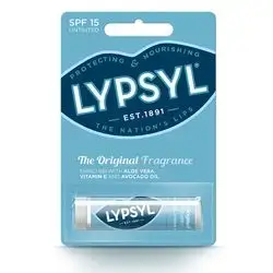 lypsyl est 1891 the original fragrance enriched with aloe vera vitamin e and avocado oil