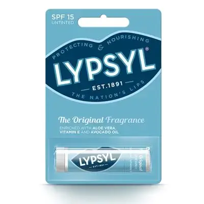 lypsyl est 1891 the original fragrance enriched with aloe vera vitamin e and avocado oil