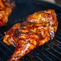 Half Chicken With Molasse