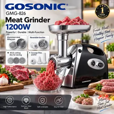 GOSONIC 1200W | Meat Grinder GMG-826