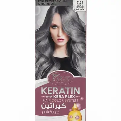 YARAN KERATIN with KERA PLEX HAIR COLOR SYSTEM - 7.21 INTENSE METALLIC