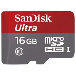 SanDisk Ultra MicroSDXC UHS-1 Card With Adapter 16GB