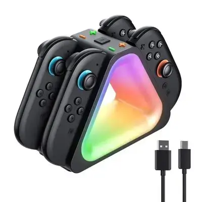 Nintendo Switch 2 RGB Charging Dock – Multi-Function Joy-Con Station