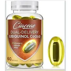 Ubiquinol CoQ10 600 MG with Omega-3 & Shilajit & PQQ