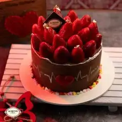 heart beats cake