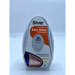 Silver Shoe Shine Sponge – Transparent Lens