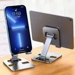 Universal Aluminum Alloy Phone Holders Adjustable Folding Lazy Desktop Bracket Mobile Phone Tablet Stand Mount for iPhone