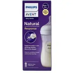 PHILIPS AVENT Baby Bottle Natural Response 1m+ 260ml/9oz