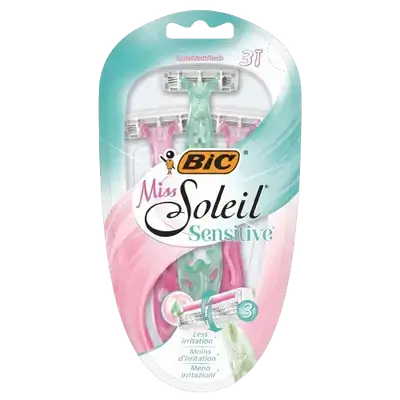 Miss Soleil Sensitive Less Irritation 3 Blades 3 Pcs _ Bic