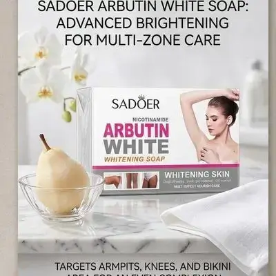 SADOER Nicotinamide Arbutin White Whitening Soap