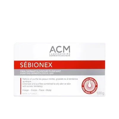 SEBIONEX Purifying Dermatological Bar 100gr _ ACM