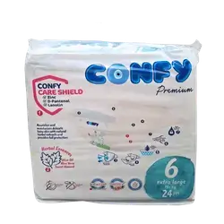 Confy Premium Diapers No. 6 * 24 pieces