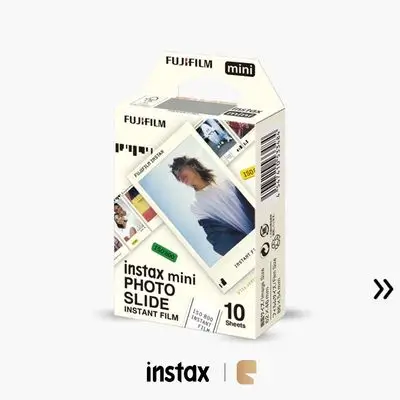 FUJIFILM Instax Mini Photo Slide Instant Film Sheets 10Pcs (10x1) for Mini Cameras