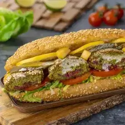 Mixed Falafel Sandwich