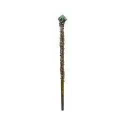 Crystal Wand Small Green Glass 27cm