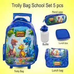 Trolley Bag School Set 5pcs