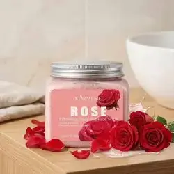 KORMESIC Rose Exfoliating Body and Face Scrub