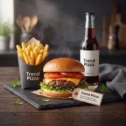 Beef Burger Meal (Burger + Fries + Cola)