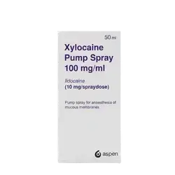 Xylocaine Pump Spray 100mg/ml (Lidocaine 10mg/Spraydose) 50ml _ aspen