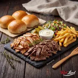 1kg Mixed Chicken & Meat Shawarma