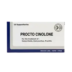Procto Cinolone 10 Suppositories _ MEDICO LABS