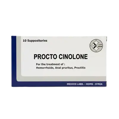 Procto Cinolone 10 Suppositories _ MEDICO LABS