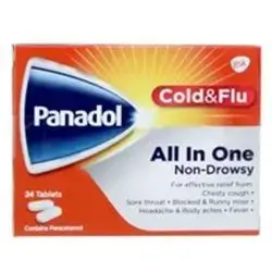 Panadol (Cold&Flu All in One Non-Drowsy) 24 Tablets_gsk