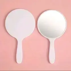 1pc Handheld Cosmetic Mirror, Portable Makeup Mirror