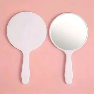 1pc Handheld Cosmetic Mirror, Portable Makeup Mirror