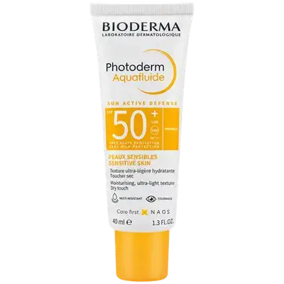 Photoderm Aquafluide SPF50+ Sun Active Defense for Sensitive skin 40ml _ BIODERMA