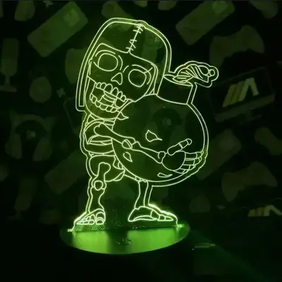 3d Clash Of Clans LED Lamp Random style