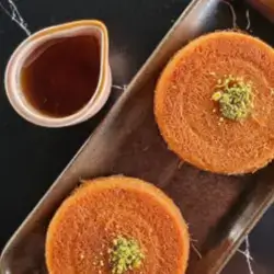 Kunafa With Ice Cream