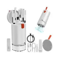 21-in-1 multi-tool electronic cleaning kit with an integrated mini vacuum cleaner.