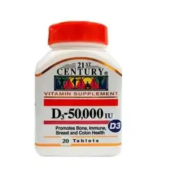 D3-50000IU (21st century) 20 tablets