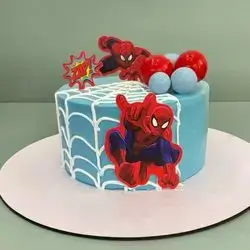 Cake vanila spidarman