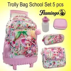Trolley Bag School Set 5pcs