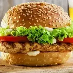 Special Honey Mustard Chicken Burger