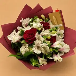 Rose and Alstroemeria Bouquet