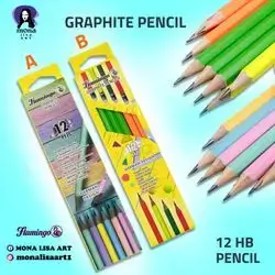 HB Pencil-flamingo