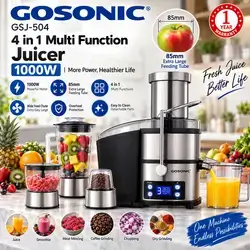 Gosonic 1000W 4in1 Multi Function Juicer GSJ-504