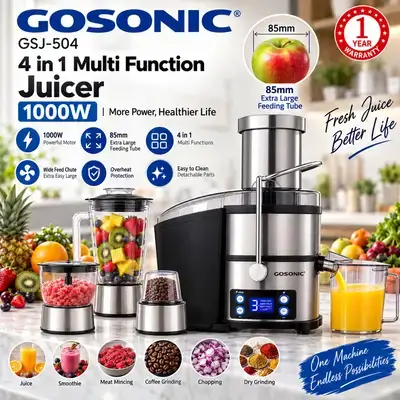 Gosonic 1000W 4in1 Multi Function Juicer GSJ-504