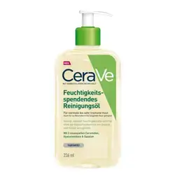 Cerave Hydrating Foaming Oil Cleanser 236ml For Normal To Very Dry Skin