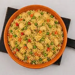 Singapore Chicken Fried Rice