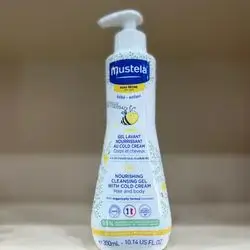 Mustela Nourishing cleansing gel with cold cream hair and body