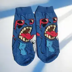 1 pair Lilo & Stitch Short Socks Cartoon Stitch - Size: 37-45