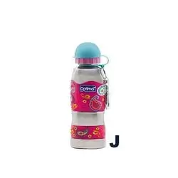 450ml Large Stainless Steel Water Bottle - Deep Pink