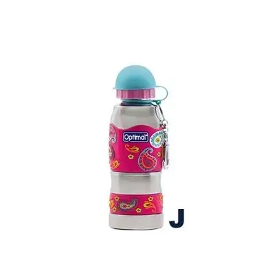 450ml Large Stainless Steel Water Bottle - Deep Pink