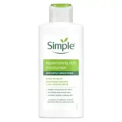 Simple replenishing rich moisturiser